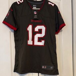 Nike ladies Black and Red Buccaneers Jersey